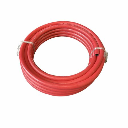 INDUSTRIAL CHOICE 1/2 x 25 Ft Roll EPDM Air-Water-Light Chemical 200PSI hose Red ICH-ER1/2-200RD-25